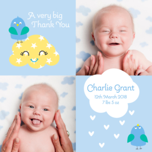 Baby Thank You Cards